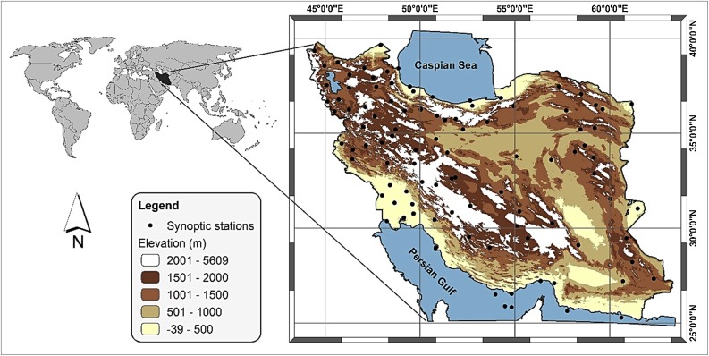 دریافت رایگان داده های هواشناسی ایستگاه های سینوپتیک ایران